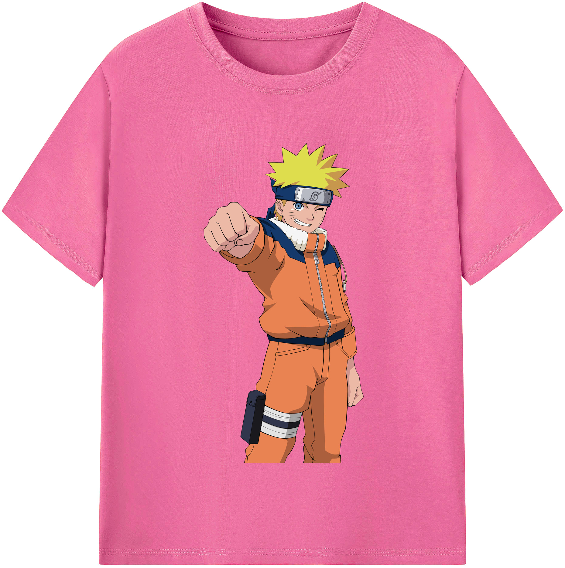 NARUTO -ナルト- うずまき ナルト Uzumaki Naruto レディースカジュアルプリントTシャツ（綿100％）
